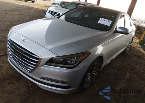 2015 Hyundai Genesis 5.0 z USA, uszkodzony, nr VIN KMHGN4JF7FU032709